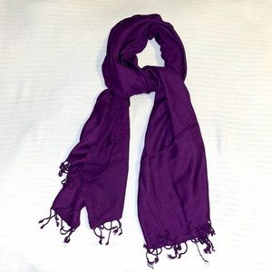 Pashmina Scarf - Royal Purple Color